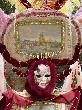 2003 rotes Kostuem mit Gobelinbild von der Mole am Dogenpalast